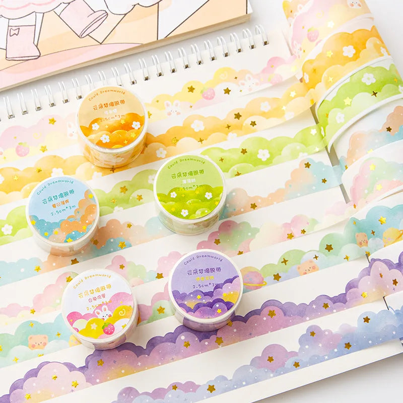 Washi Tapes - Traumhafte Wolken